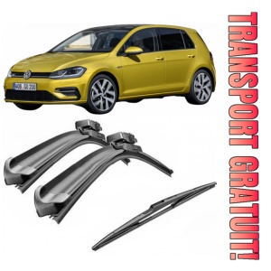 Set 3 stergatoare parbriz si luneta Bosch Aerotwin pentru Volkswagen Golf VII (5G1) (08.12 -) Bosch