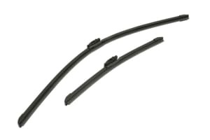Set 3 stergatoare RENAULT CAPTUR I (J5_, H5_) din 2013-2018, pentru parbriz si luneta fata si spate auto, Bosch Twin-Aerotwin, din cauciuc siliconat rezistent, 4 Stickere Auto RENAULT - Img 3
