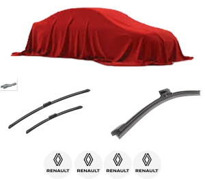 Set 3 stergatoare RENAULT GRAND KANGOO III MPV din 2024, pentru parbriz si luneta fata si spate auto, Bosch Aerotwin-Aerotwin, din cauciuc siliconat rezistent, 4 Stickere Auto RENAULT - Img 2