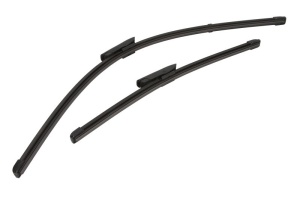 Set 3 stergatoare RENAULT LAGUNA III (BT0/1) din 2007 - 2015, pentru parbriz si luneta fata si spate auto, Valeo Silencio, din cauciuc siliconat rezistent, 4 Stickere Auto RENAULT v14945