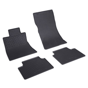 Set 4 covorase Alfa Romeo Giulia 4X2 2020-2025, din cauciuc 100%, compatibile cu autoturismul ALFA ROMEO Giulia v344