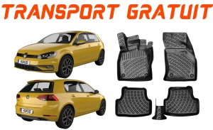 Set 4 covorase auto Volkswagen Golf 7 hatckback 2012-2019 tip tavita accesorii pentru autoturismul tau - masina v22675