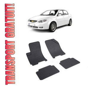Set 4 covorase Chevrolet Lacetti 2004-2011, din cauciuc 100%, compatibile cu autoturismul CHEVROLET Lacetti