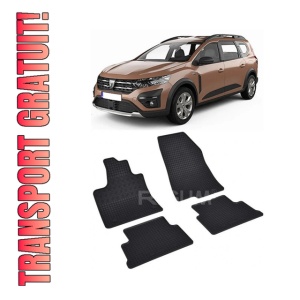 Set 4 covorase Dacia Jogger 5M 2022-prezent, din cauciuc 100%, compatibile cu autoturismul DACIA Jogger