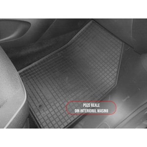 Set 4 covorase Fiat 500X 2015-prezent, din cauciuc 100%, compatibile cu autoturismul FIAT 500X v2350