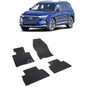 Set 4 covorase Hyundai Santa Fe 2019-2020, din cauciuc 100%, compatibile cu autoturismul HYUNDAI Santa v1261