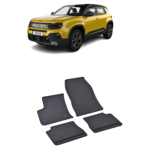 Set 4 covorase Jeep Avenger Electric 2024-prezent, din cauciuc 100%, compatibile cu autoturismul JEEP Avenger v1086