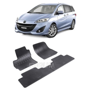 Set 4 covorase Mazda 5 5M 2011-2015, din cauciuc 100%, compatibile cu autoturismul MAZDA 5 v1446
