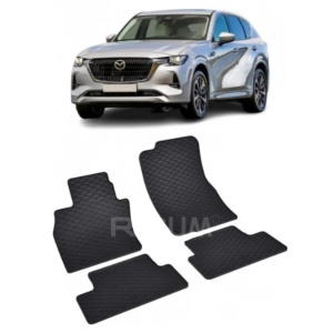 Set 4 covorase Mazda Cx-60 2022-prezent, din cauciuc 100%, compatibile cu autoturismul MAZDA CX-60 v2858