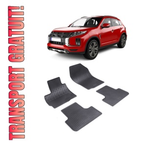 Set 4 covorase Mitsubishi Asx 2010-2013, din cauciuc 100%, compatibile cu autoturismul MITSUBISHI ASX