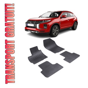 Set 4 covorase Mitsubishi Asx 2010-2023, din cauciuc 100%, compatibile cu autoturismul MITSUBISHI ASX