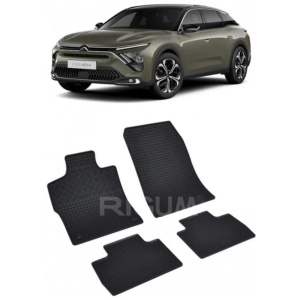 Set 4 covorase Peugeot 408 Phev 2023-prezent, din cauciuc 100%, compatibile cu autoturismul PEUGEOT 408 v4294