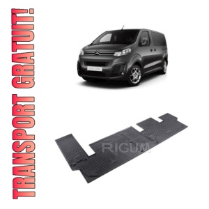 Set 4 covorase Peugeot Expert Randul 3 2007-2016, din cauciuc 100%, compatibile cu autoturismul PEUGEOT Expert
