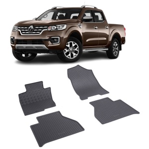 Set 4 covorase Renault Alaskan 2017-2021, din cauciuc 100%, compatibile cu autoturismul RENAULT Alaskan v4931