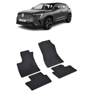 Set 4 covorase Renault Austral Mhev 2023-prezent, din cauciuc 100%, compatibile cu autoturismul RENAULT Austral v3154