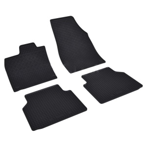 Set 4 covorase Skoda Enyaq 2021-prezent, din cauciuc 100%, compatibile cu autoturismul SKODA Enyaq v3179