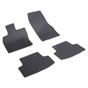 Set 4 covorase Skoda Karoq 2017-prezent, din cauciuc 100%, compatibile cu autoturismul SKODA Karoq v3707