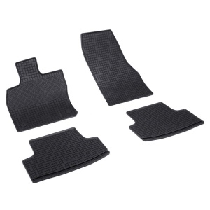 Set 4 covorase Skoda Karoq 2017-prezent, din cauciuc 100%, compatibile cu autoturismul SKODA Karoq v3167