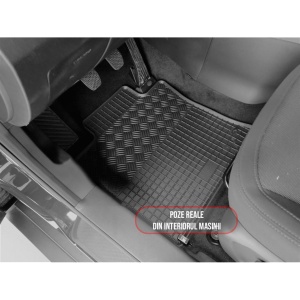 Set 4 covorase Ssangyong/Kgm Tivoli 2015-2025-prezent, din cauciuc 100%, compatibile cu autoturismul SSANGYONG/KGM Tivoli v5473