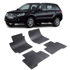 Set 4 covorase Suzuki Grand Vitara 2005-2015, din cauciuc 100%, compatibile cu autoturismul SUZUKI Grand v5411