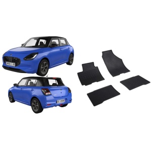 Set 4 covorase Suzuki Swift 2017-2020, din cauciuc 100%, compatibile cu autoturismul SUZUKI Swift v3869