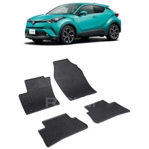 Set 4 covorase Toyota C-Hr Hev 2024-prezent, din cauciuc 100%, compatibile cu autoturismul TOYOTA C-HR v4654