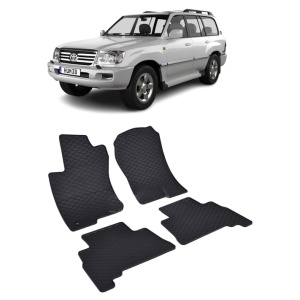 Set 4 covorase Toyota Land Cruiser 150 2009-prezent, din cauciuc 100%, compatibile cu autoturismul TOYOTA Land v4414