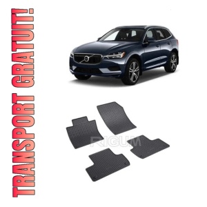 Set 4 covorase Volvo Xc60 2017-prezent, din cauciuc 100%, compatibile cu autoturismul VOLVO XC60