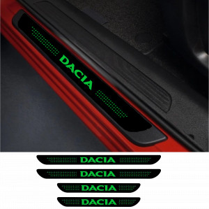 Set 4 protectii praguri auto autoadezive Dacia model 3 si breloc Succes, accesorii pentru autoturismul tau - masina v249021