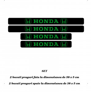 Set 4 protectii praguri auto autoadezive Honda si breloc Succes, accesorii pentru autoturismul tau - masina v246960