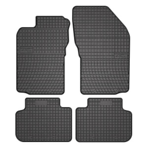 Set 5 covorase auto ALFA ROMEO 147 (937_) din 2006-2015, cu covoras tunel median, presuri auto din cauciuc, 4x Stickere auto cu ALFA ROMEO - Img 3