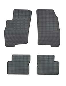 Set 5 covorase auto ALFA ROMEO MITO (955_) din 2004-2013, cu covoras tunel median, presuri auto din cauciuc, 4x Stickere auto cu ALFA ROMEO - Img 3