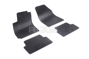 Set 5 covorase CHEVROLET AVEO T300 din 06.2011-10.2020, cu covoras tunel median, CAROSERIE HATCHBACK, Presuri cauciuc 100%, compatibil cu autoturismul CHEVROLET AVEO T300, Rigum - Img 3