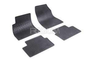 Set 5 covorase CHEVROLET MALIBU din 07.2012-2015, cu covoras tunel median, CAROSERIE SEDAN, Presuri cauciuc 100%, compatibil cu autoturismul CHEVROLET MALIBU, Rigum - Img 3