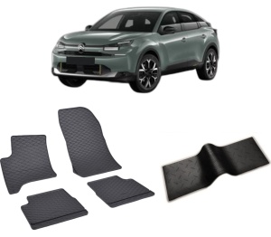 Set 5 covorase CITROEN C4 III MHEV FACELIFT din 03.2025-PREZENT, cu covoras tunel median, CAROSERIE HATCHBACK, Presuri cauciuc 100%, compatibil cu autoturismul CITROEN C4 III MHEV FACELIFT, Rigum - Img 2