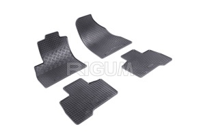 Set 5 covorase FIAT FIORINO III din 06.2008-PREZENT, cu covoras tunel median, CAROSERIE VAN 5 LOCURI, Presuri cauciuc 100%, compatibil cu autoturismul FIAT FIORINO III, Rigum - Img 3