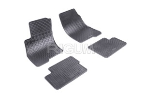 Set 5 covorase FIAT GRANDE PUNTO din 10.2005-08.2018, cu covoras tunel median, CAROSERIE HATCHBACK, Presuri cauciuc 100%, compatibil cu autoturismul FIAT GRANDE PUNTO, Rigum - Img 3