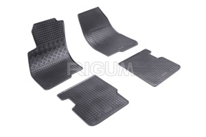Set 5 covorase FIAT PUNTO EVO din 2009-2012, cu covoras tunel median, CAROSERIE HATCHBACK, Presuri cauciuc 100%, compatibil cu autoturismul FIAT PUNTO EVO, Rigum - Img 3