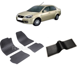 Set 5 covorase FORD FIESTA V din 2002-09.2008, cu covoras tunel median, CAROSERIE SEDAN, Presuri cauciuc 100%, compatibil cu autoturismul FORD FIESTA V, Rigum - Img 2