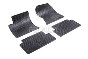 Set 5 covorase FORD FOCUS I din 1998-2004, cu covoras tunel median, CAROSERIE COMBI, Presuri cauciuc 100%, compatibil cu autoturismul FORD FOCUS I, Rigum - Img 3