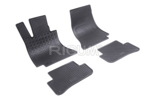 Set 5 covorase MERCEDES C-CLASS W205 din 10.2014-02.2021, cu covoras tunel median, CAROSERIE COMBI, Presuri cauciuc 100%, compatibil cu autoturismul MERCEDES C-CLASS W205, Rigum - Img 3