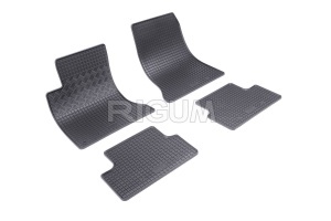 Set 5 covorase MERCEDES GLA X156 din 03.2014-11.2019, cu covoras tunel median, CAROSERIE SUV, Presuri cauciuc 100%, compatibil cu autoturismul MERCEDES GLA X156, Rigum - Img 3