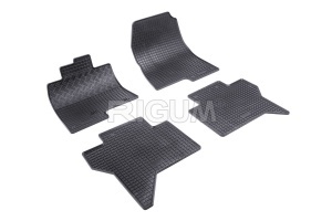 Set 5 covorase MITSUBISHI PAJERO III din 2000-03.2007, cu covoras tunel median, CAROSERIE SUV 5 USI, Presuri cauciuc 100%, compatibil cu autoturismul MITSUBISHI PAJERO III, Rigum - Img 3