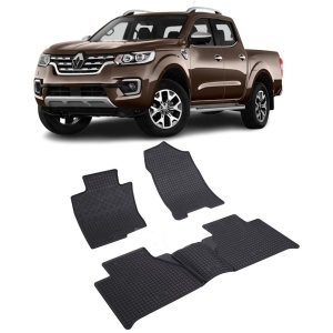 Set 5 covorase Renault Alaskan 2017- 2021, din cauciuc 100%, compatibile cu autoturismul RENAULT Alaskan v5279