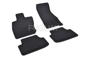 Set 5 covorase SEAT LEON IV MHEV din 2020-PREZENT, cu covoras tunel median, CAROSERIE HATCHBACK, Presuri cauciuc 100%, compatibil cu autoturismul SEAT LEON IV MHEV, Rigum - Img 3