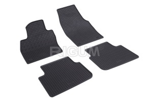 Set 5 covorase SKODA KAMIQ din 09.2019-PREZENT, cu covoras tunel median, CAROSERIE SUV, Presuri cauciuc 100%, compatibil cu autoturismul SKODA KAMIQ, Rigum - Img 3