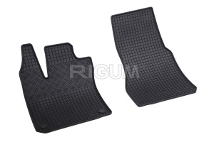 Set 5 covorase SMART FORTWO EQ din 2017-PREZENT, cu covoras tunel median, CAROSERIE HATCHBACK, Presuri cauciuc 100%, compatibil cu autoturismul SMART FORTWO EQ, Rigum - Img 3