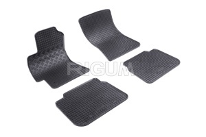 Set 5 covorase SUBARU OUTBACK III din 2003-2009, cu covoras tunel median, CAROSERIE COMBI, Presuri cauciuc 100%, compatibil cu autoturismul SUBARU OUTBACK III, Rigum - Img 3