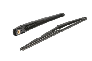 Set brat stergator spate cu lamela pentru ALFA ROMEO 159 Sportwagon (939_) din 2005-2012, pentru spate, din cauciuc siliconat rezistent, 4 stickere auto ALFA ROMEO v2721