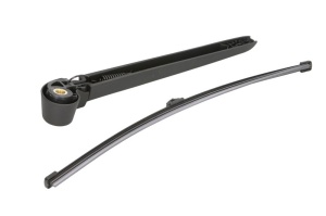 Set brat stergator spate cu lamela pentru AUDI A1 (8X1, 8XK) din 2010-2018, pentru spate, din cauciuc siliconat rezistent, 4 stickere auto AUDI v2649